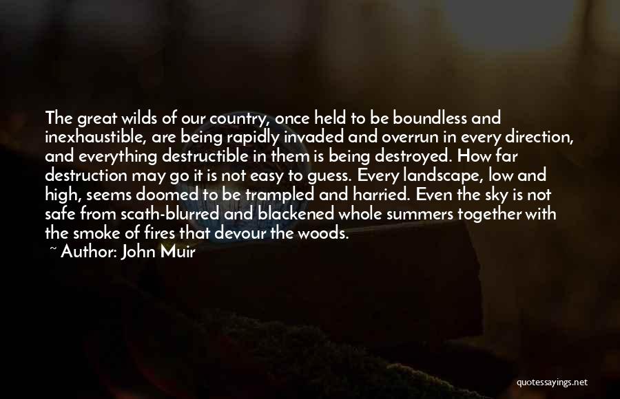 Summer And Smoke Quotes By John Muir