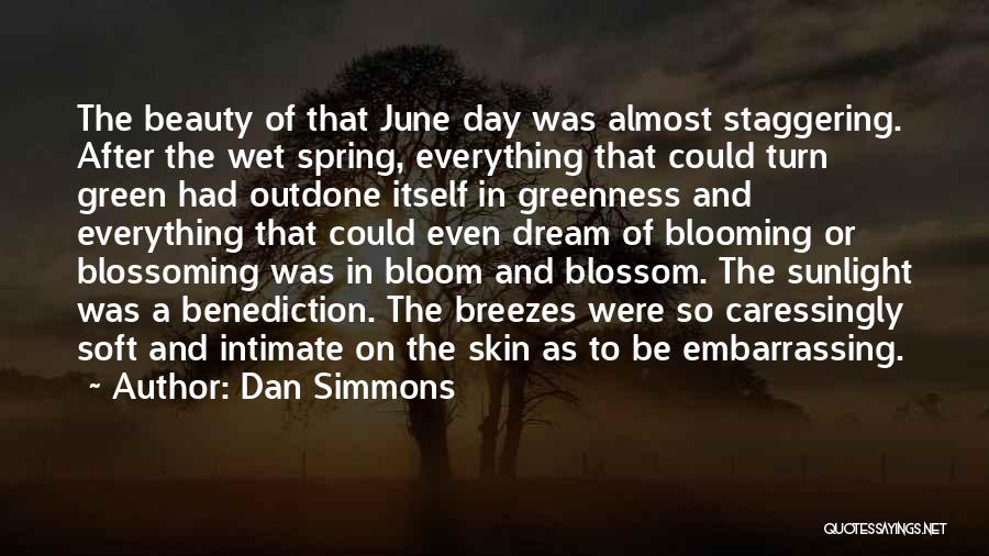 Summer And Sunshine Quotes By Dan Simmons