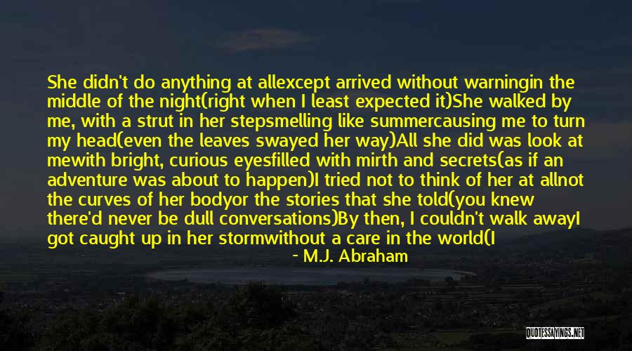 Summer And Sunshine Quotes By M.J. Abraham