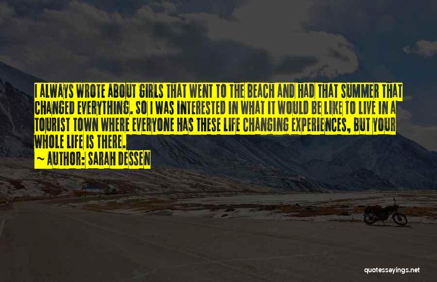 Summer Beach Quotes By Sarah Dessen