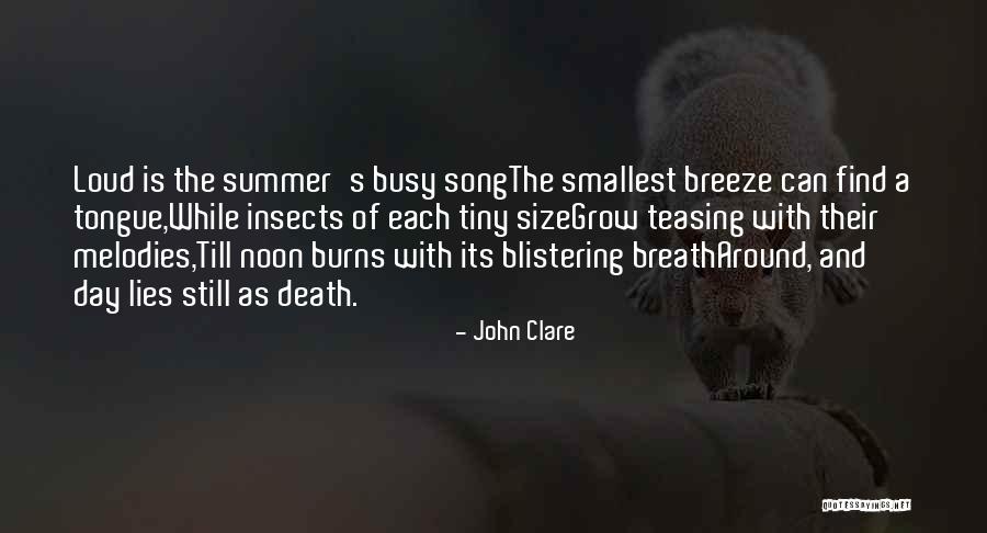 Summer Breeze Quotes By John Clare Summer Breeze Quotes By John Clare