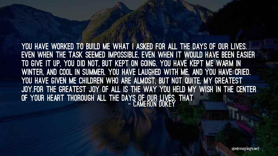 Summer Cool Quotes By Cameron Dokey Summer Cool Quotes By Cameron Dokey