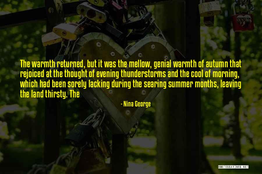 Summer Cool Quotes By Nina George Summer Cool Quotes By Nina George