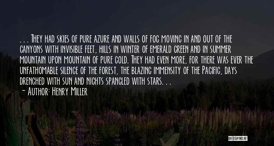 Summer Days And Nights Quotes By Henry Miller