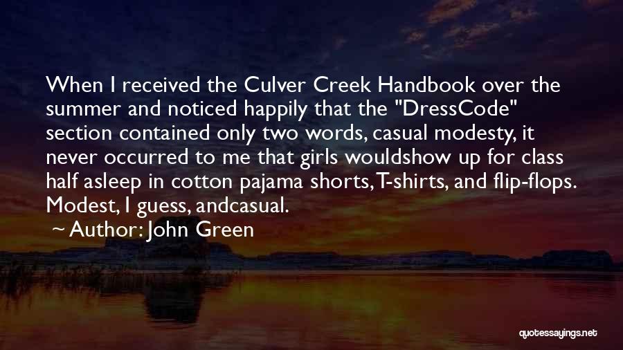 Summer Dress Quotes By John Green