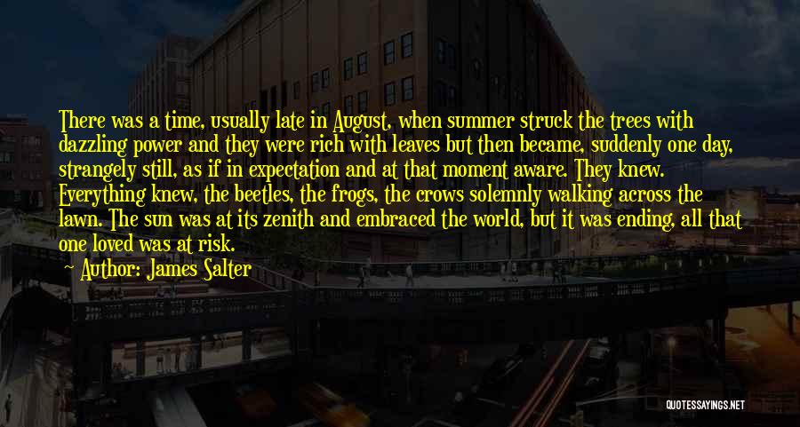 Summer Ending Quotes By James Salter