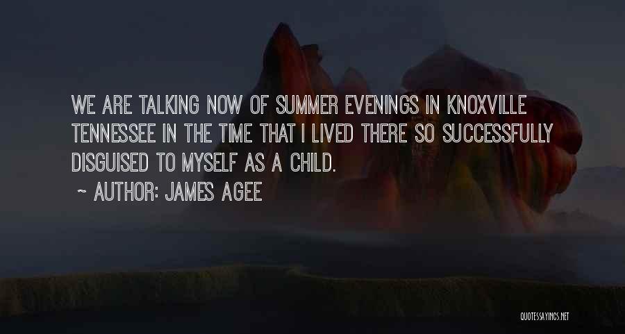 Summer Evenings Quotes By James Agee