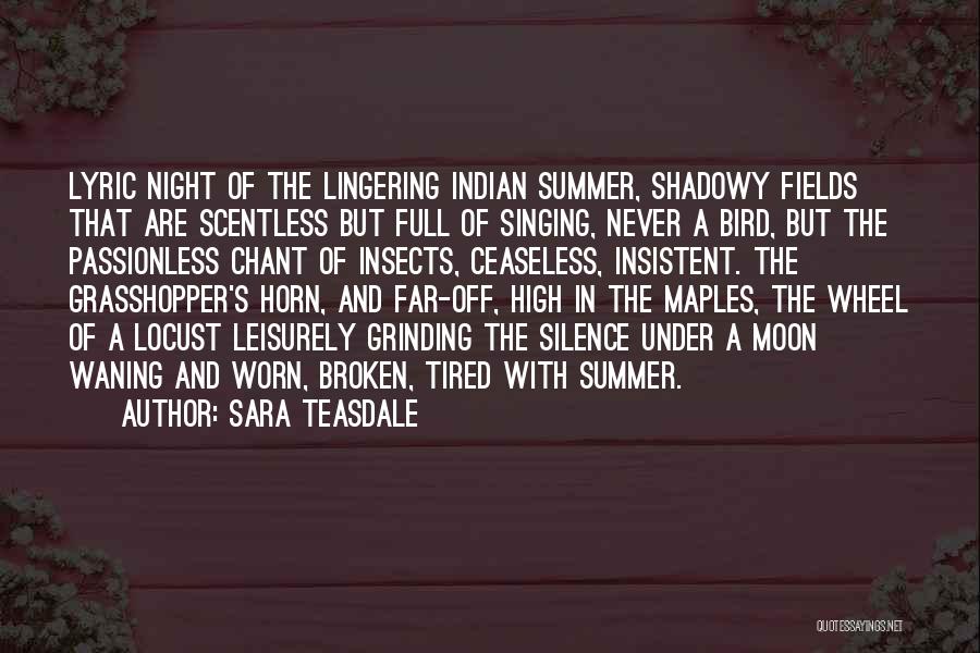 Summer Fields Quotes By Sara Teasdale