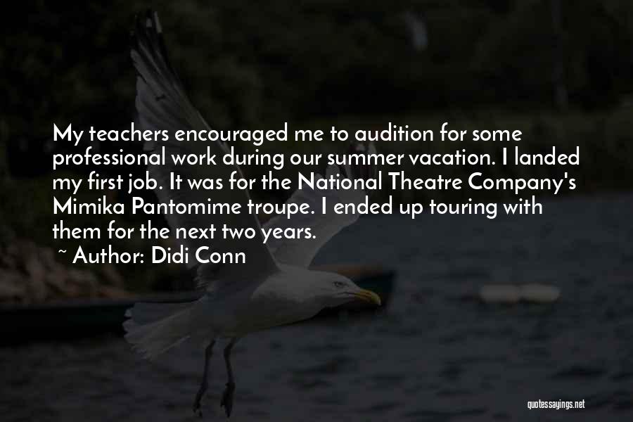 Summer For Teachers Quotes By Didi Conn