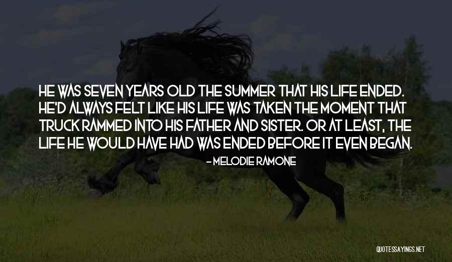 Summer Has Ended Quotes By Melodie Ramone