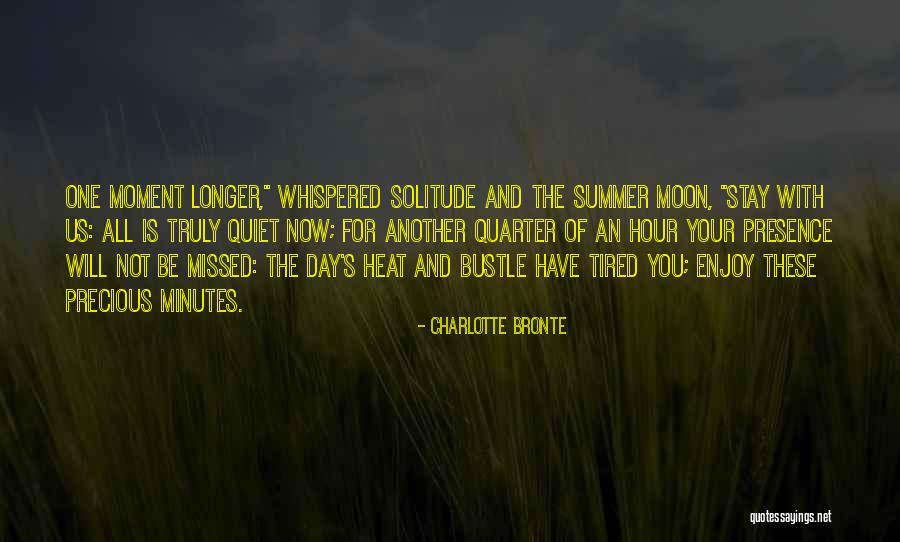 Summer Heat Quotes By Charlotte Bronte