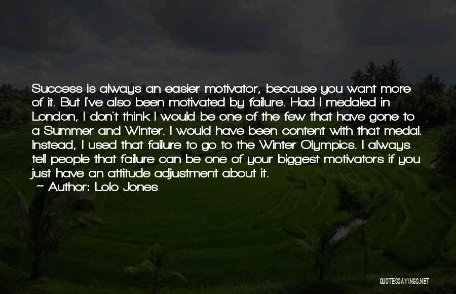 Summer Is Gone Quotes By Lolo Jones