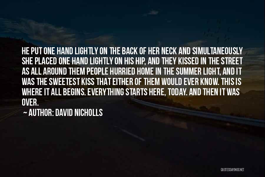 Summer Is Over Quotes By David Nicholls