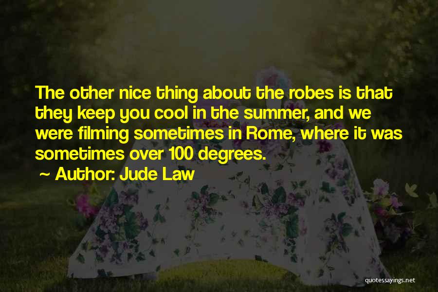 Summer Is Over Quotes By Jude Law