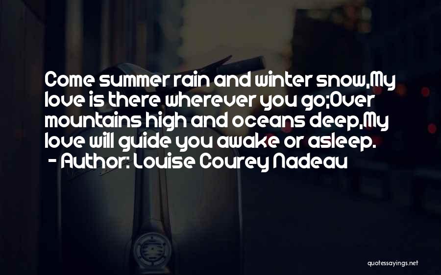 Summer Is Over Quotes By Louise Courey Nadeau