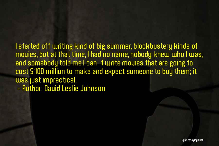 Summer Just Started Quotes By David Leslie Johnson