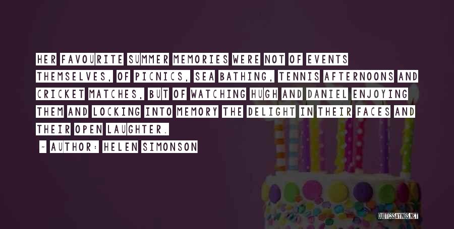 Summer Memories Quotes By Helen Simonson