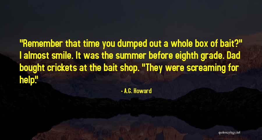 Summer Memory Quotes By A.G. Howard