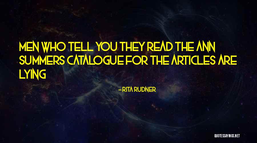 Summer Read Quotes By Rita Rudner Summer Read Quotes By Rita Rudner