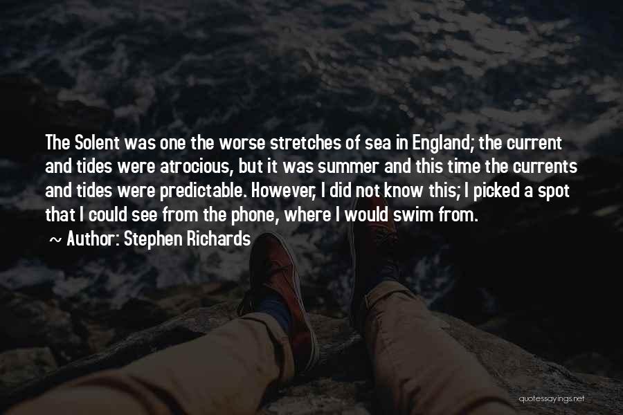 Summer Sea Quotes By Stephen Richards