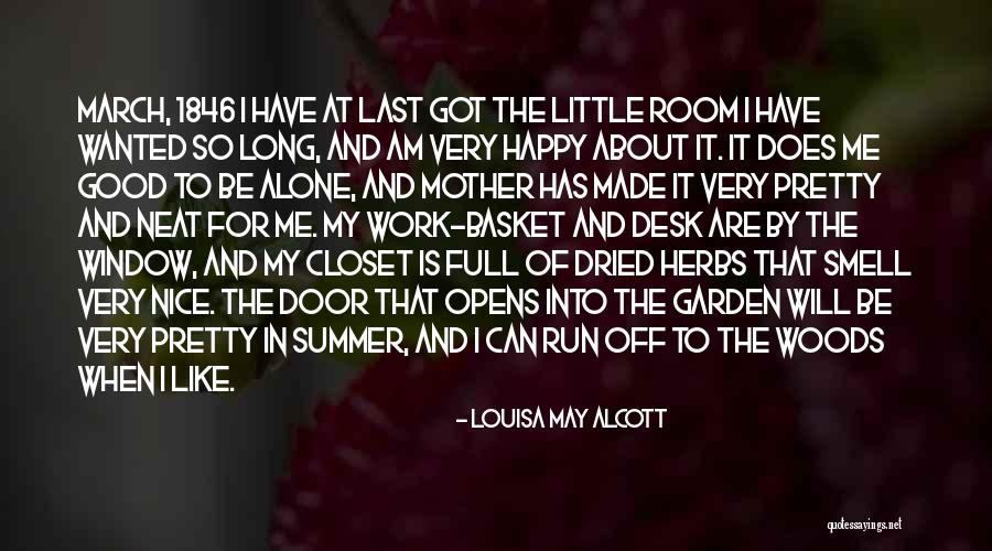 Summer Smell Quotes By Louisa May Alcott