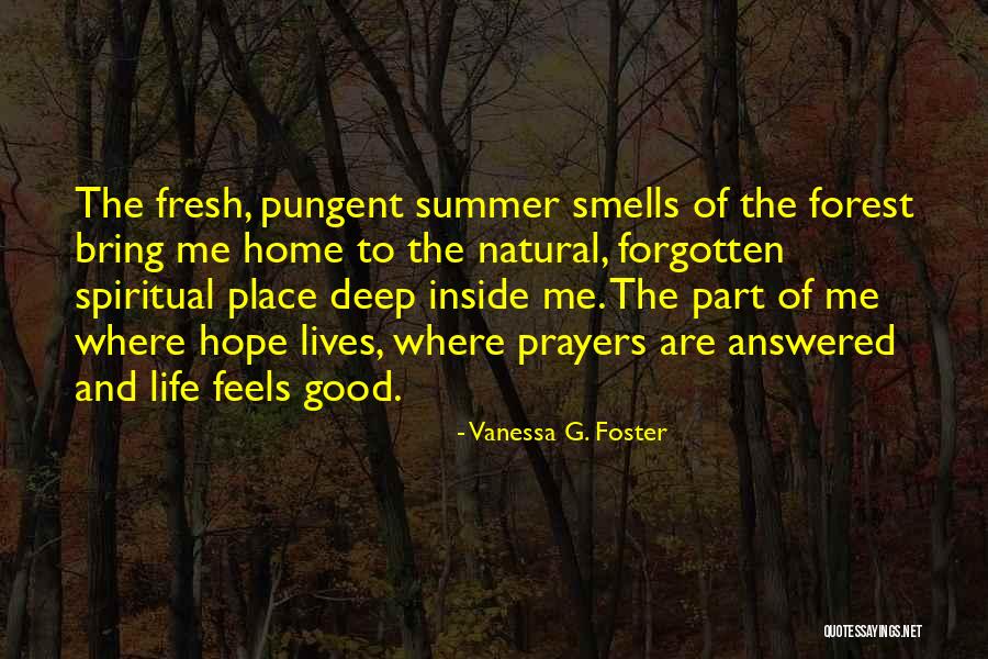 Summer Smells Quotes By Vanessa G. Foster Summer Smells Quotes By Vanessa G. Foster
