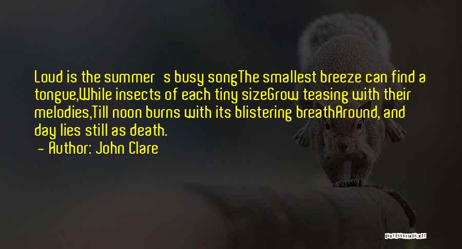 Summer Song Quotes By John Clare