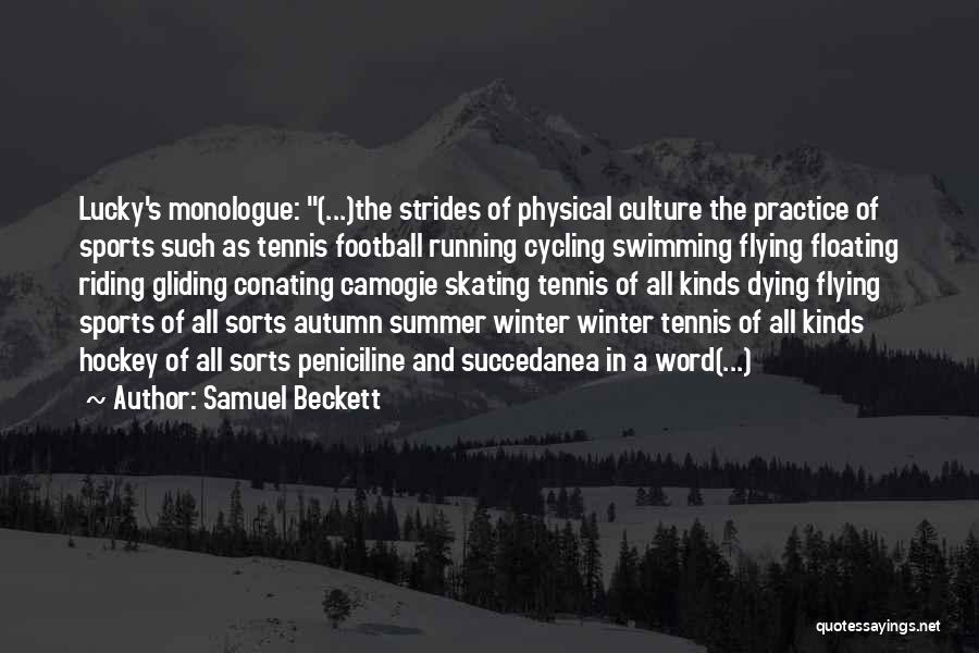 Summer Swimming Quotes By Samuel Beckett