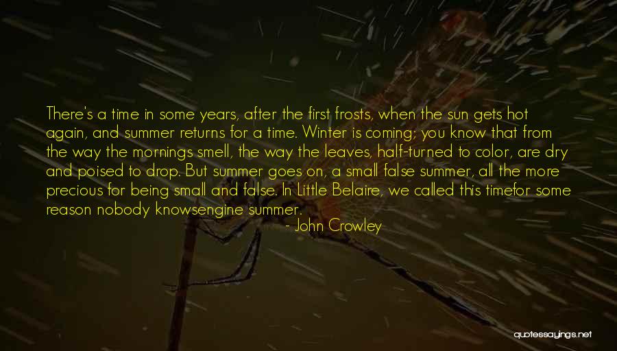 Summer Too Hot Quotes By John Crowley Summer Too Hot Quotes By John Crowley