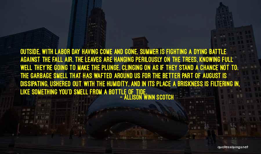 Summer's Gone Quotes By Allison Winn Scotch Summer's Gone Quotes By Allison Winn Scotch