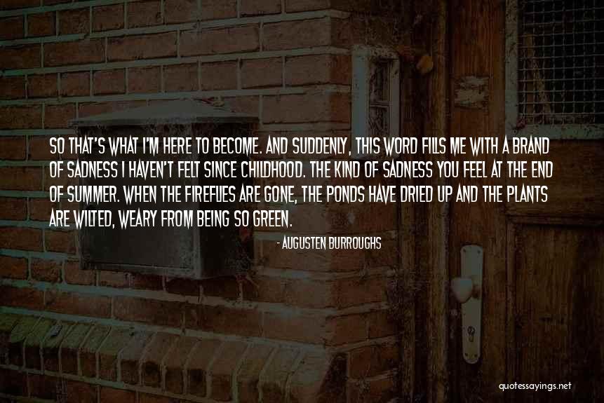 Summer's Gone Quotes By Augusten Burroughs Summer's Gone Quotes By Augusten Burroughs