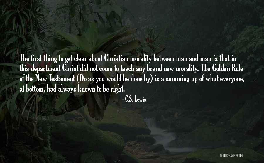 Summing Up Quotes By C.S. Lewis