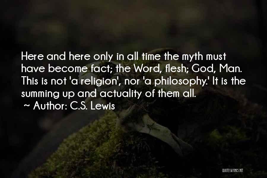 Summing Up Quotes By C.S. Lewis