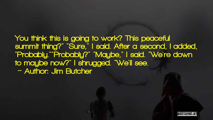 Summit Quotes By Jim Butcher