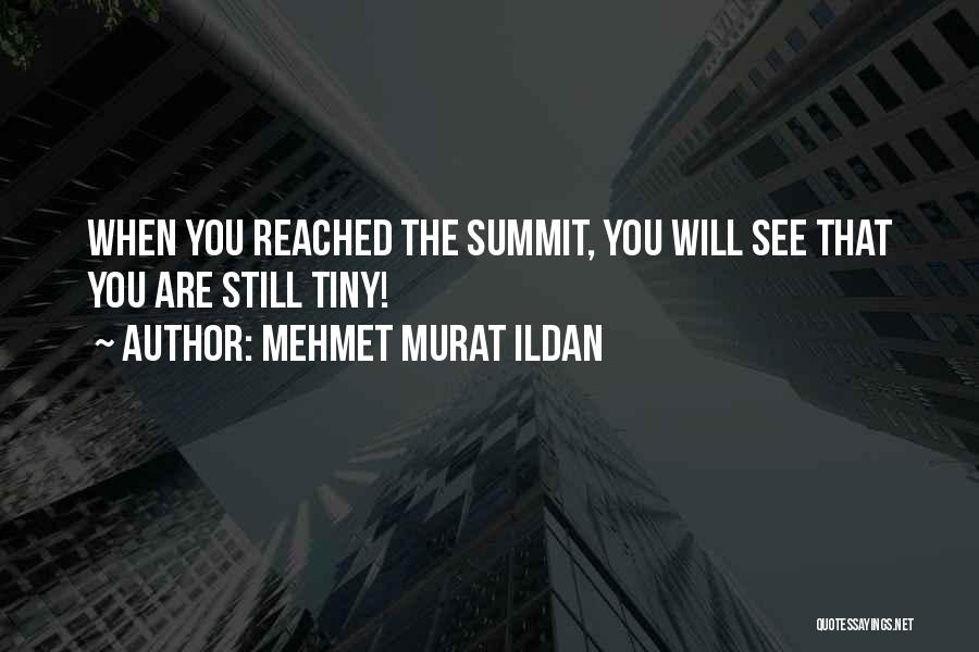 Summit Quotes By Mehmet Murat Ildan