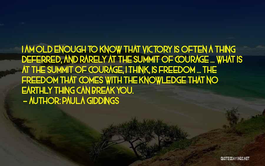 Summit Quotes By Paula Giddings