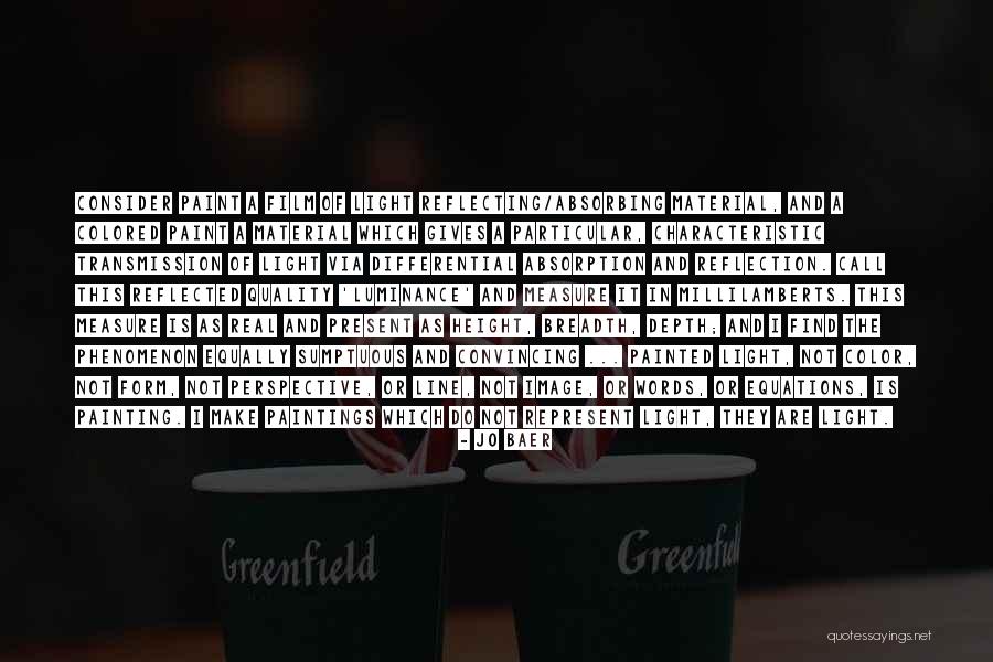 Sumptuous Quotes By Jo Baer Sumptuous Quotes By Jo Baer