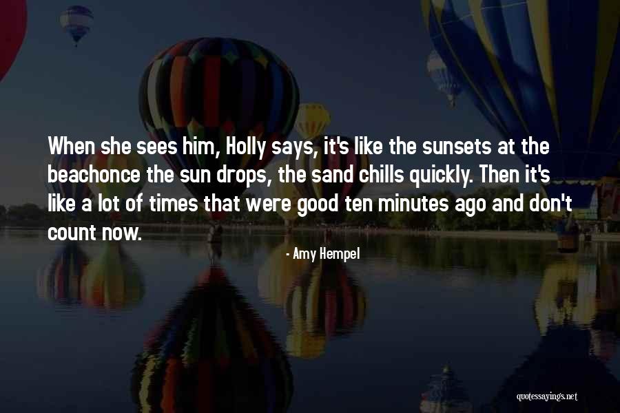 Sun And Beach Quotes By Amy Hempel