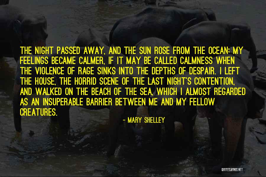 Sun And Beach Quotes By Mary Shelley