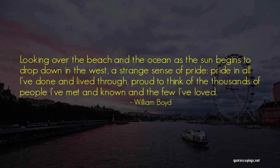 Sun And Beach Quotes By William Boyd