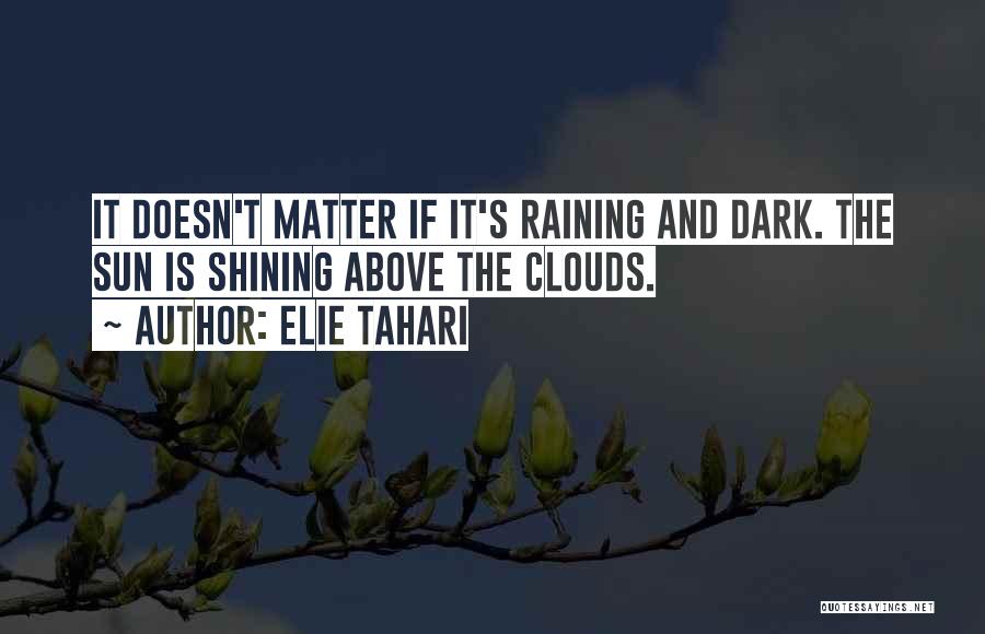 Sun And Clouds Quotes By Elie Tahari