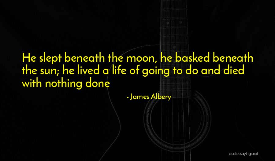 Sun And Moon Life Quotes By James Albery