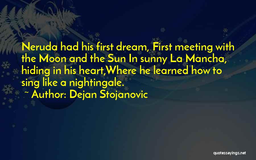 Sun And Moon Quotes By Dejan Stojanovic