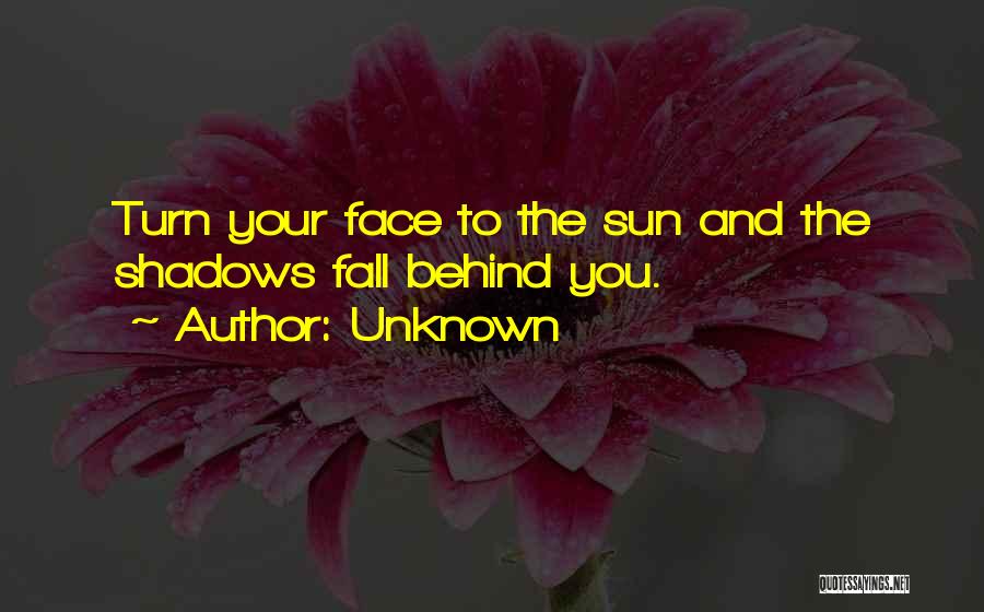 Sun And Shadows Quotes By Unknown