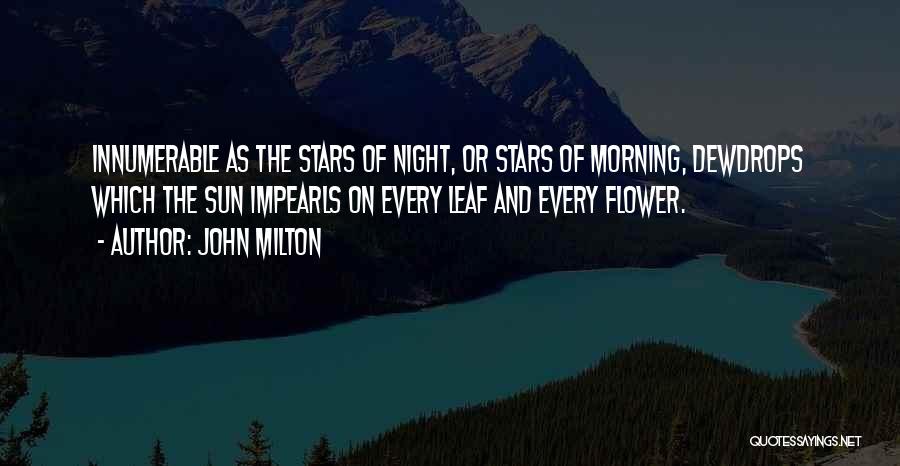 Sun And Stars Quotes By John Milton