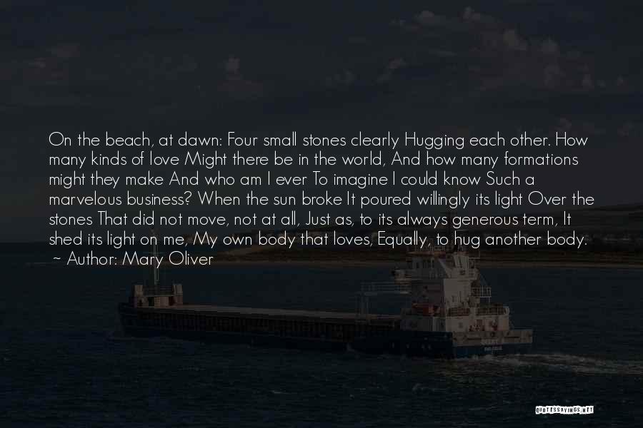 Sun Beach Love Quotes By Mary Oliver