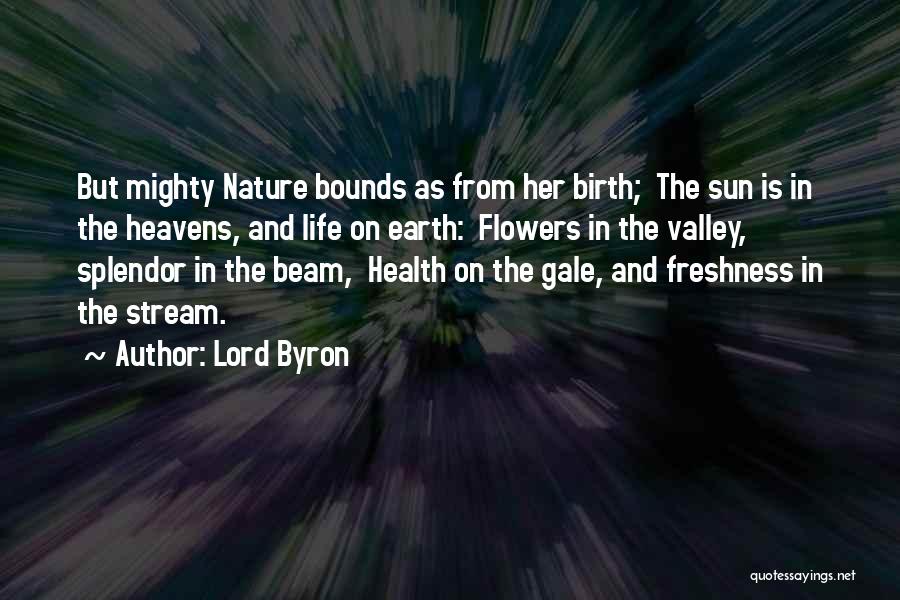 Sun Beam Quotes By Lord Byron