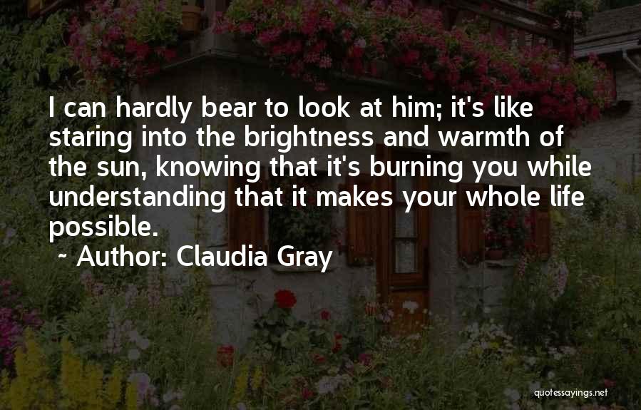 Sun Burning Quotes By Claudia Gray