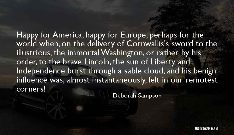 Sun Cloud Quotes By Deborah Sampson