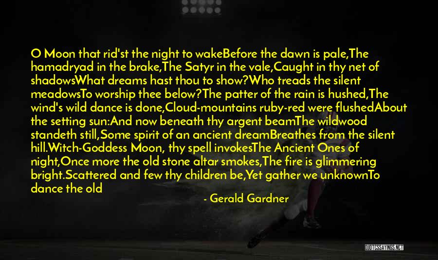 Sun Cloud Quotes By Gerald Gardner Sun Cloud Quotes By Gerald Gardner